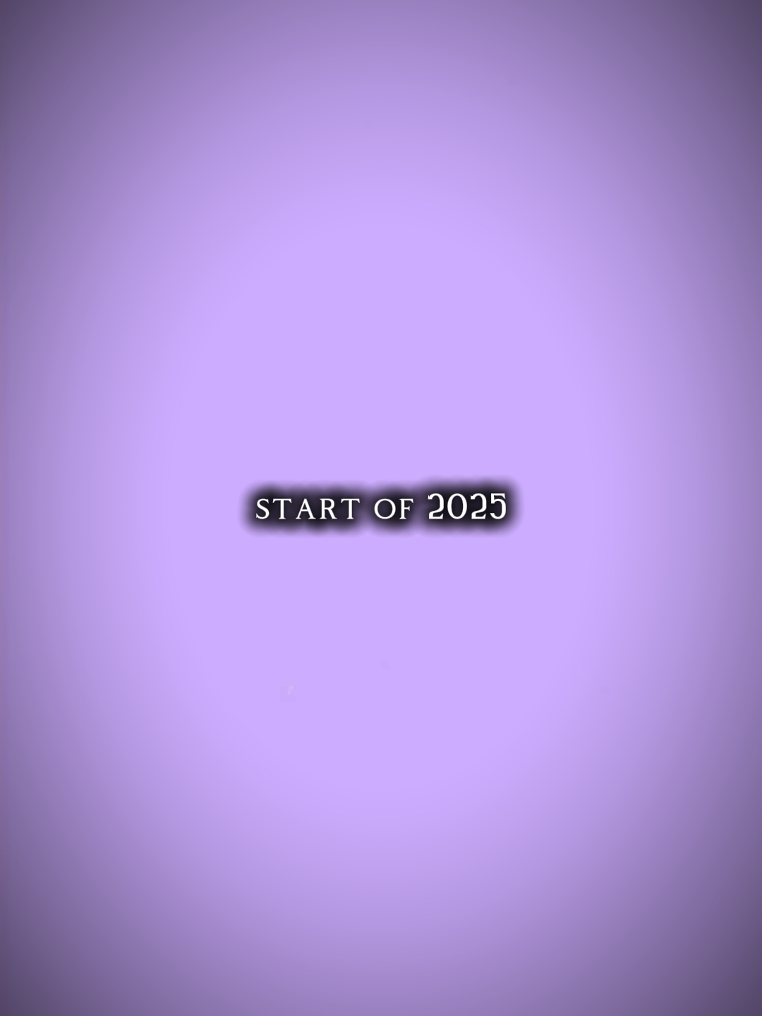 Início e fim de 2025