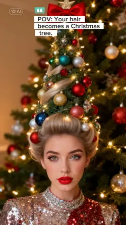 Christmas Tree Hair