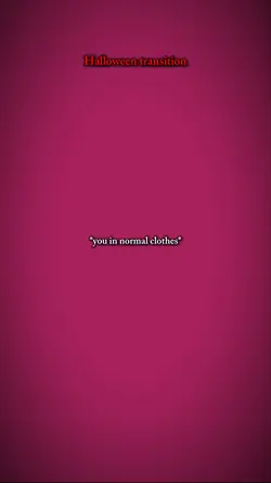 Halloween transition