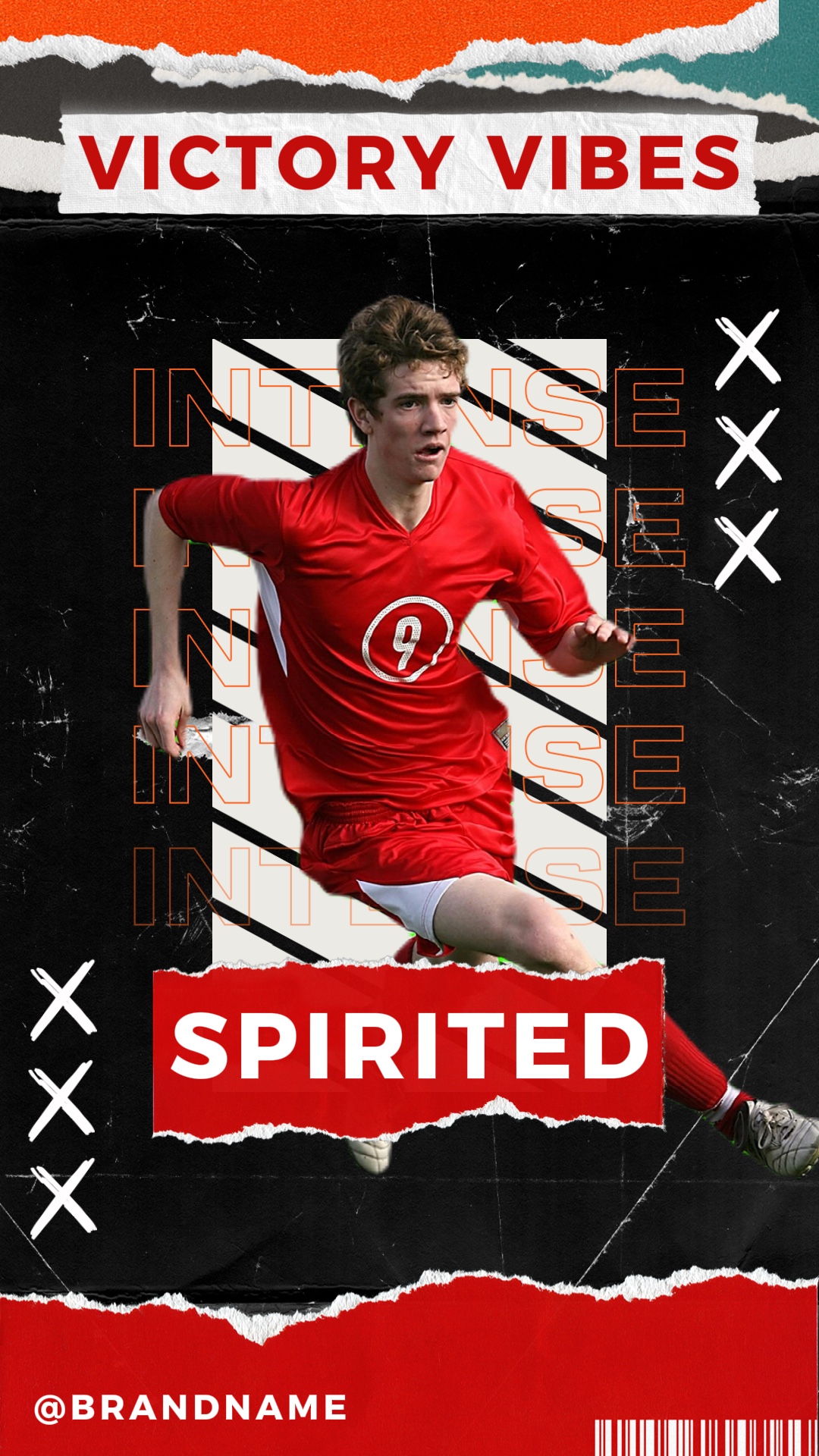 Business Template, Sports Industry, soccer theme open-demand templates.