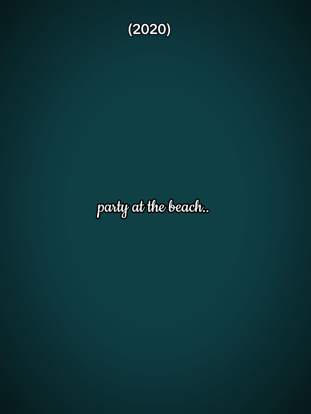 Party at the beach