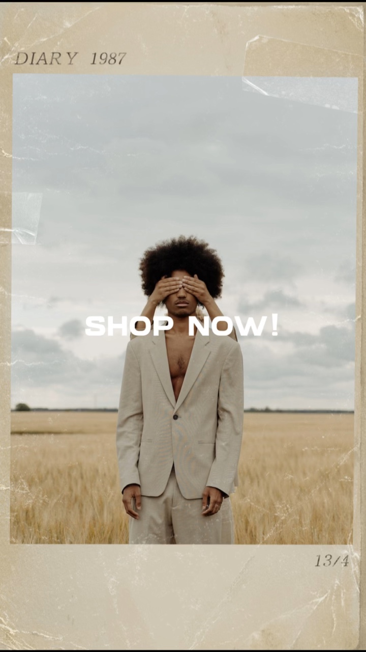 Nova batida de recorte de moda de terno no estilo TikTok