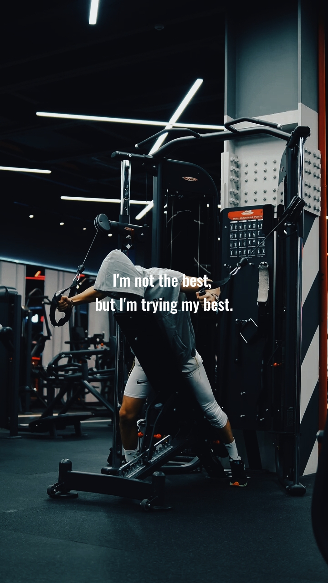 trying my best
