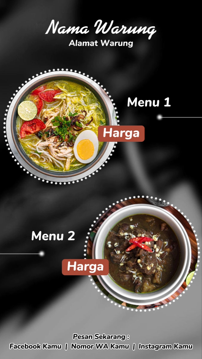 Menú Makanan
