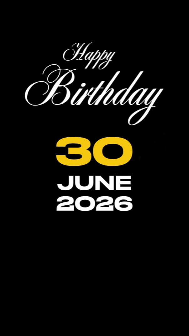 ULANG TAHUN 30 JUNI