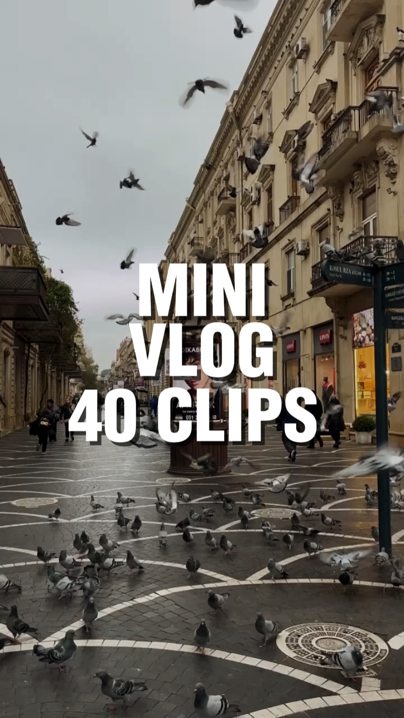 Vlog de 40 clips 