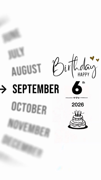 HBD HUSBAND 6 SEPT