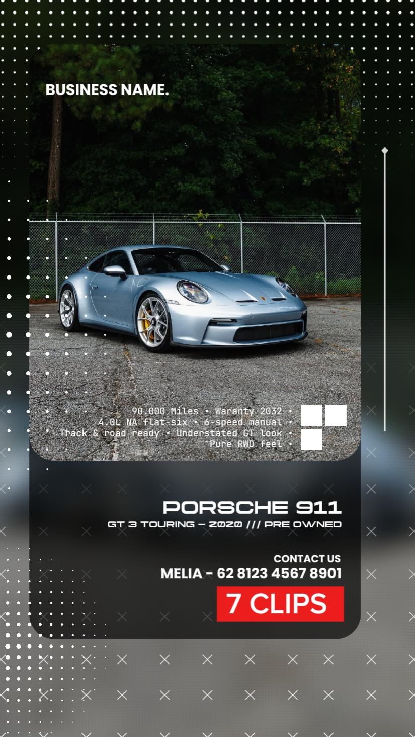 Jual Template Mobil