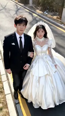 Couple wedding AI 