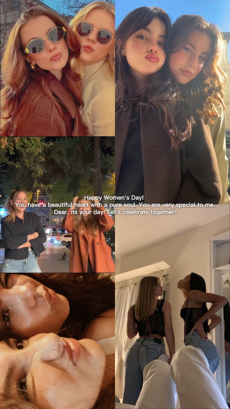 Amigos dia da mulher 
