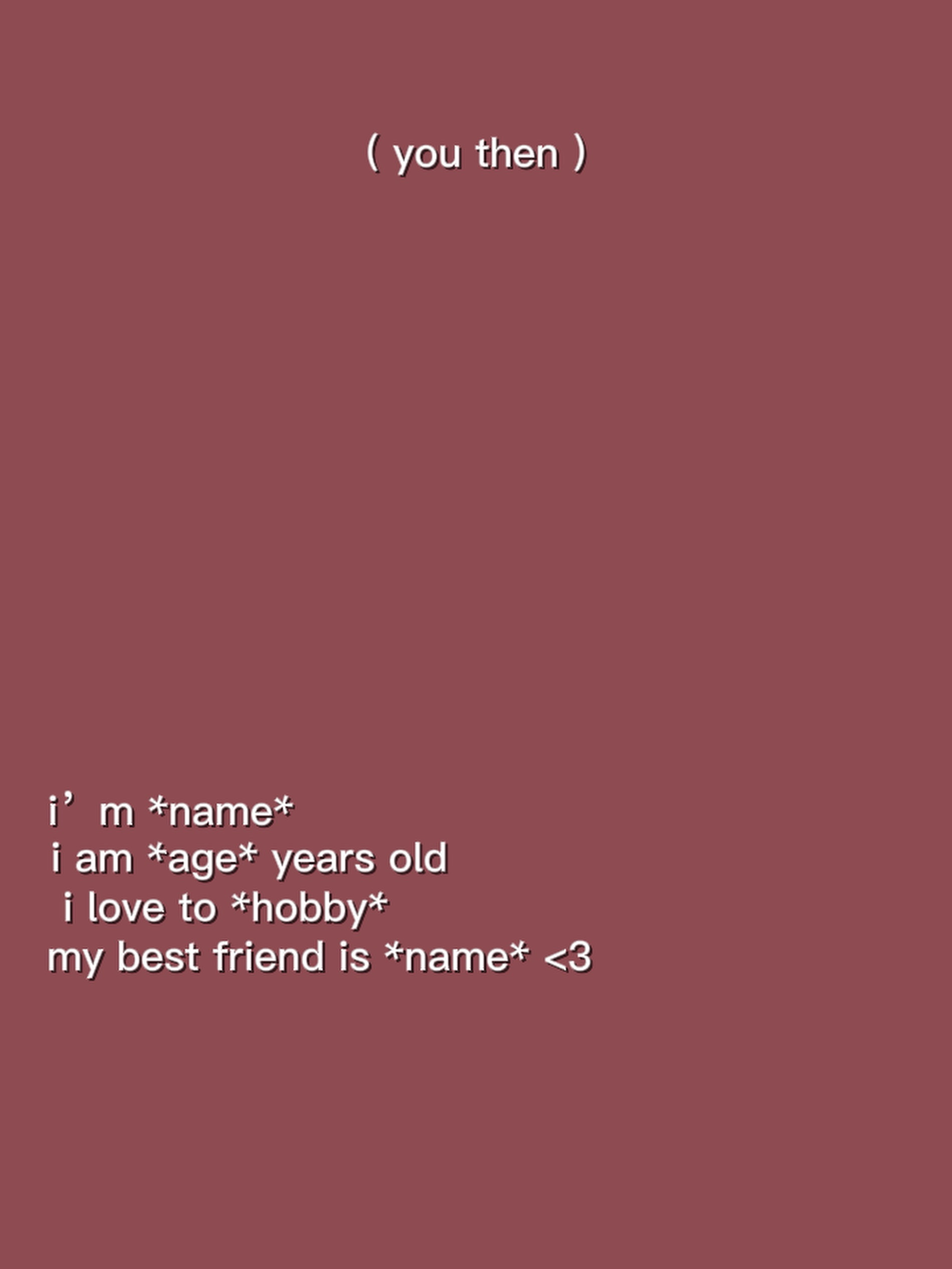 J'ai un an