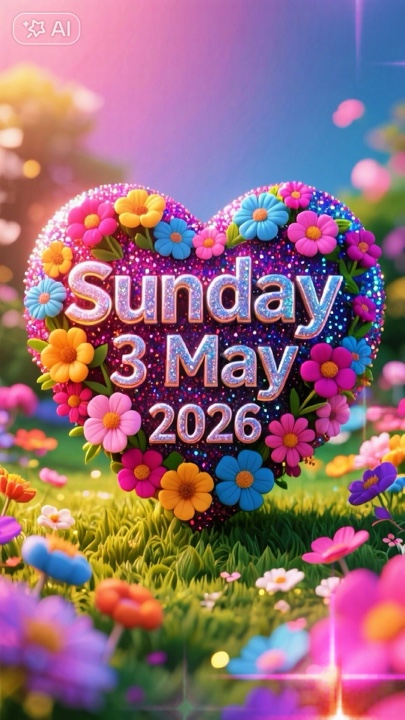 Sunday 3 May 2026
