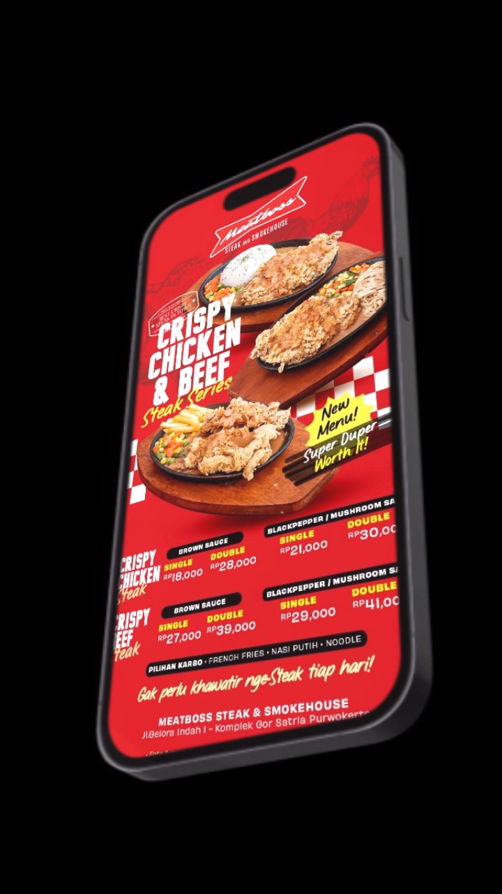 Poster de promoção de alimentos