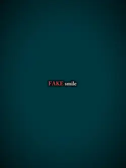 fake and real smile 