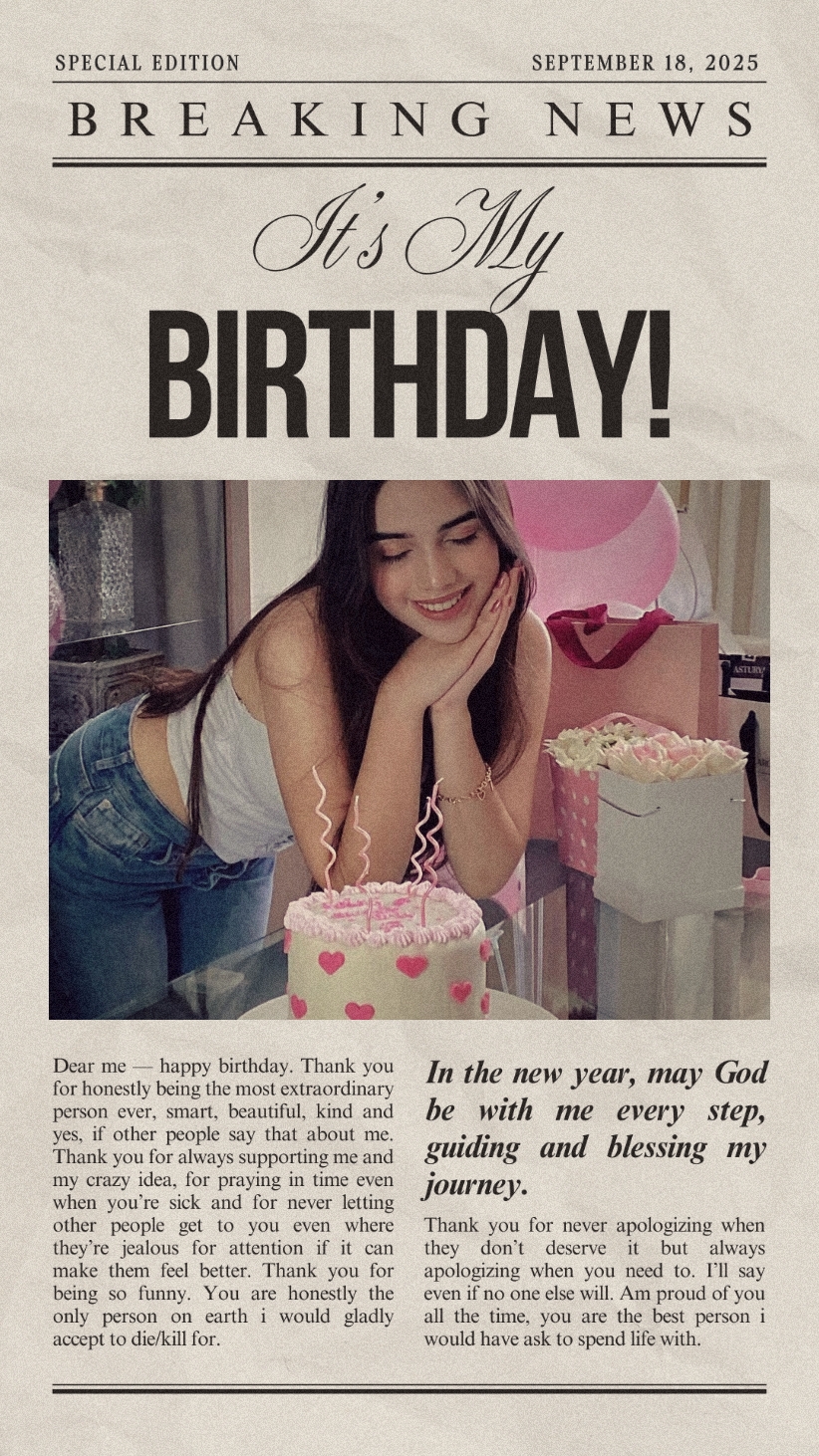 birthday newspaper