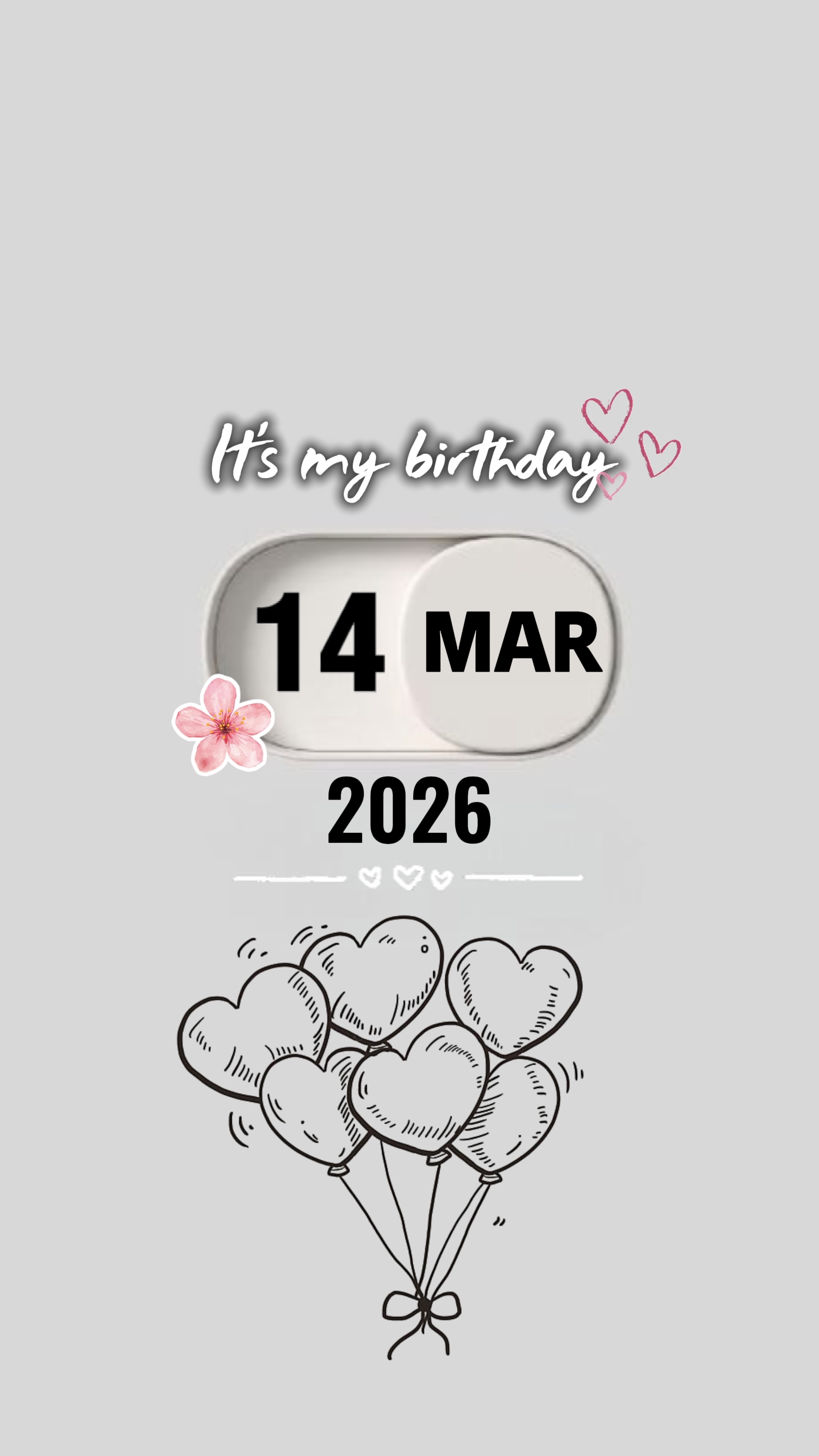 Mon anniversaire 14 MARS