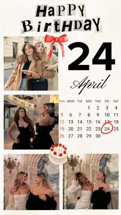 HBD 24 APRIL