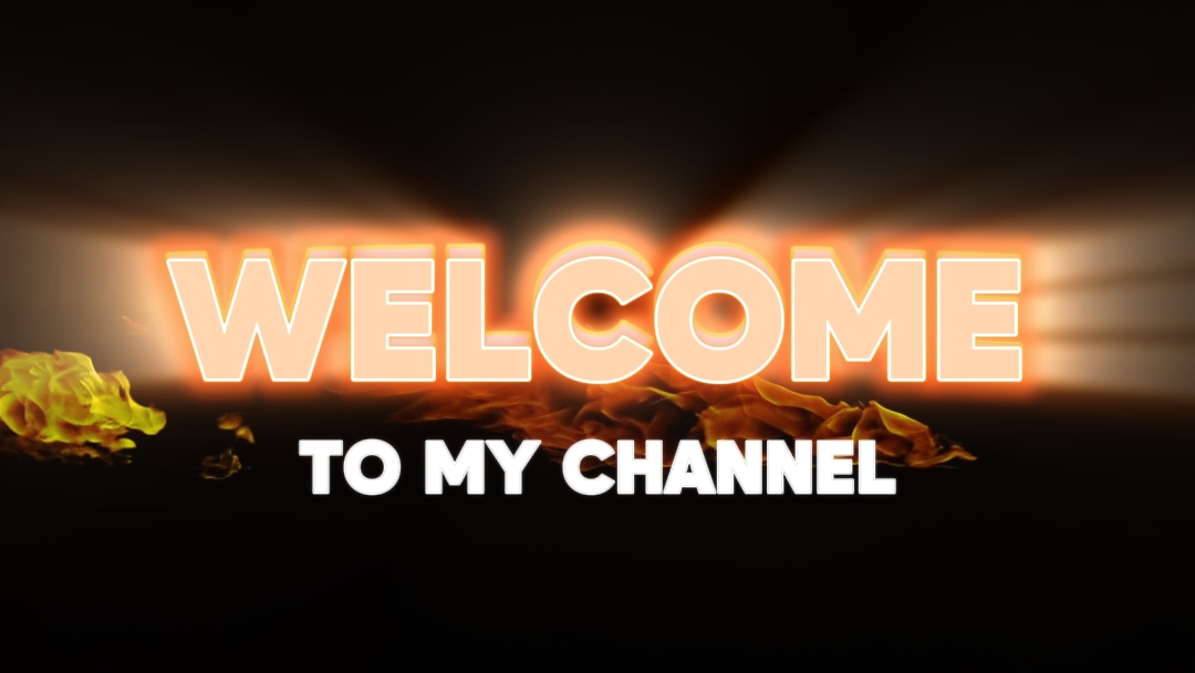 Modèle Type de chaîne Intro Modèle d'introduction YouTube 