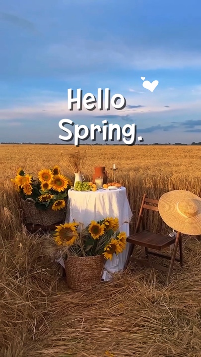 Hallo Frühling. 