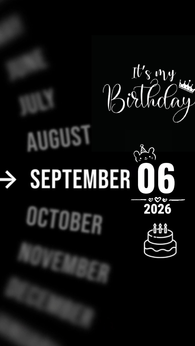 my birthday 06 sept