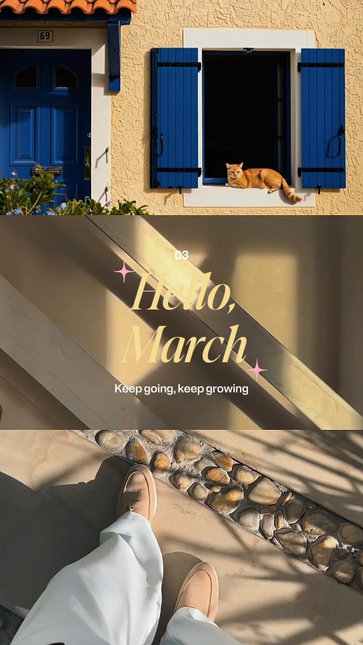 Olá, março 