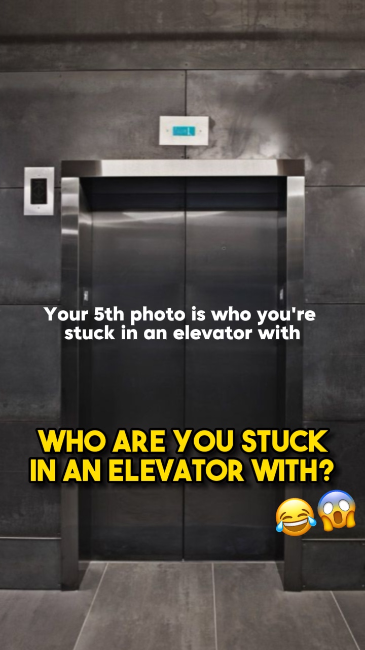 Stuck in elevator😂