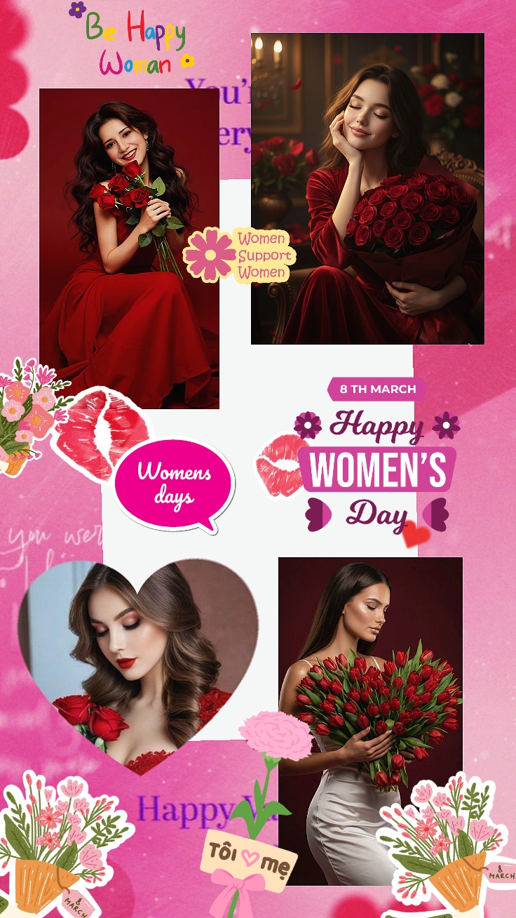 Feliz dia da mulher 