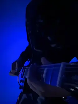 no toque da guitarra