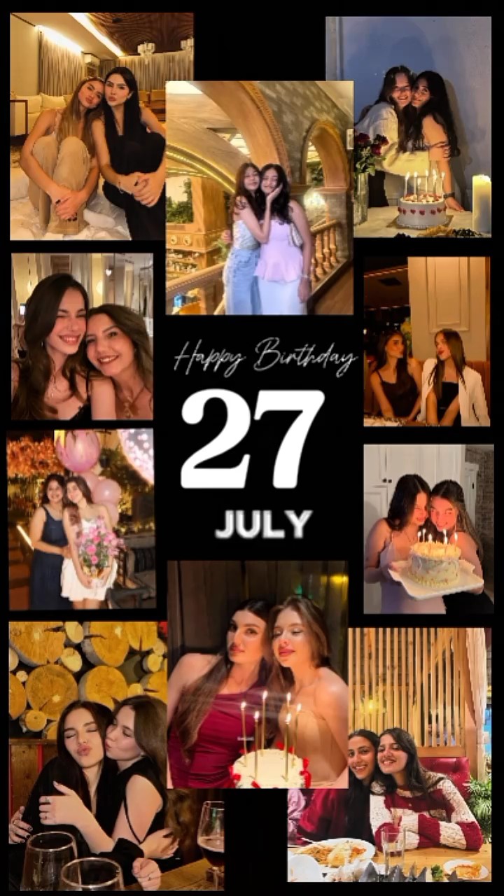 Anniversaire 27 juillet