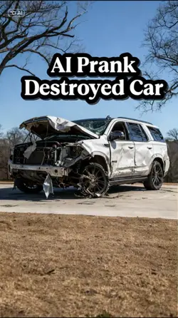 Destroyed Car Prank