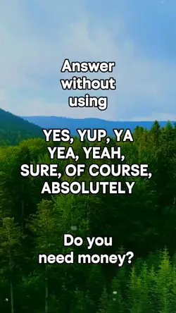 Answer without using