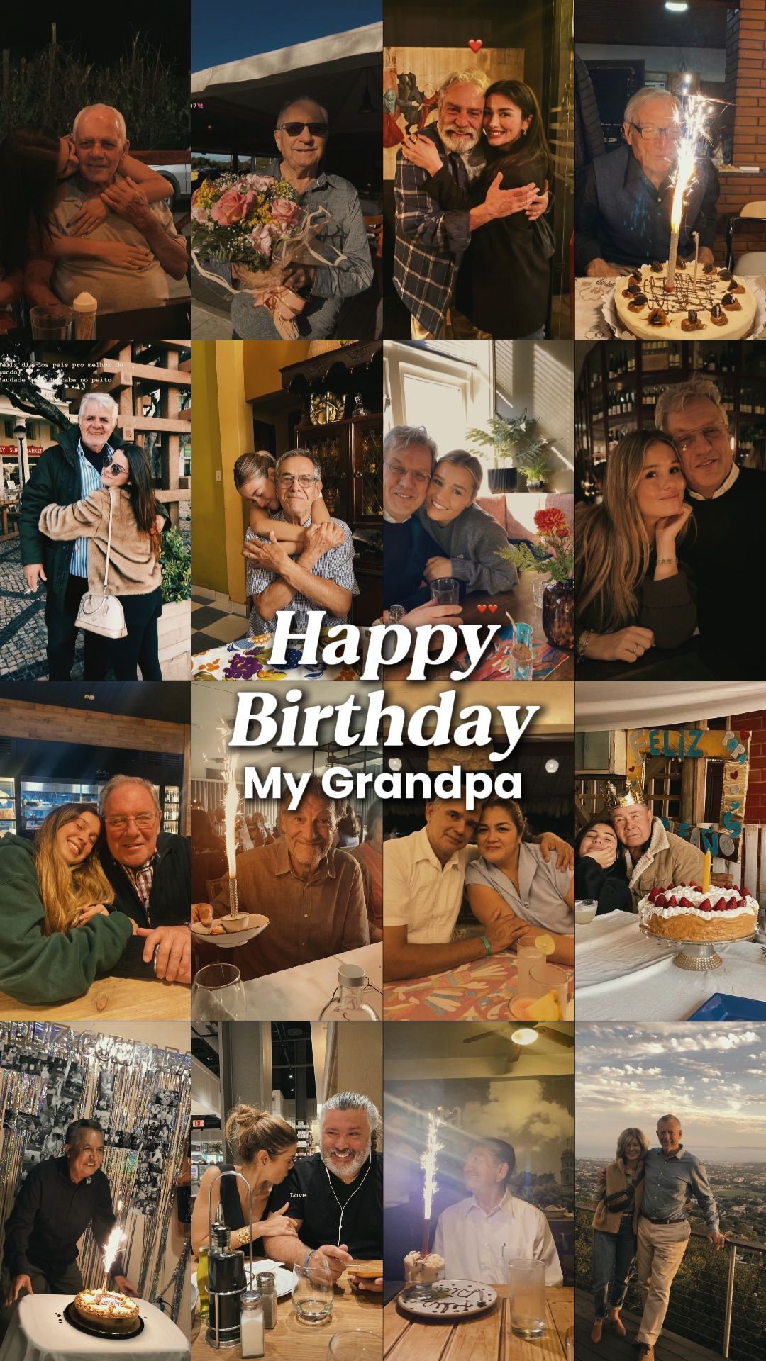 JOYEUX ANNIVERSAIRE GRANDPA