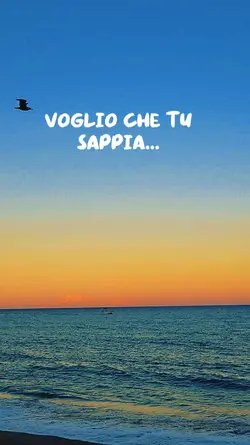 Voglio che tu sappi

