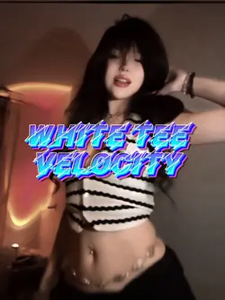 velocity white tee