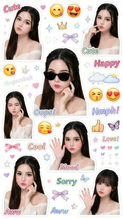 Trend Sticker cute 