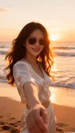 sunset photoshoot ai