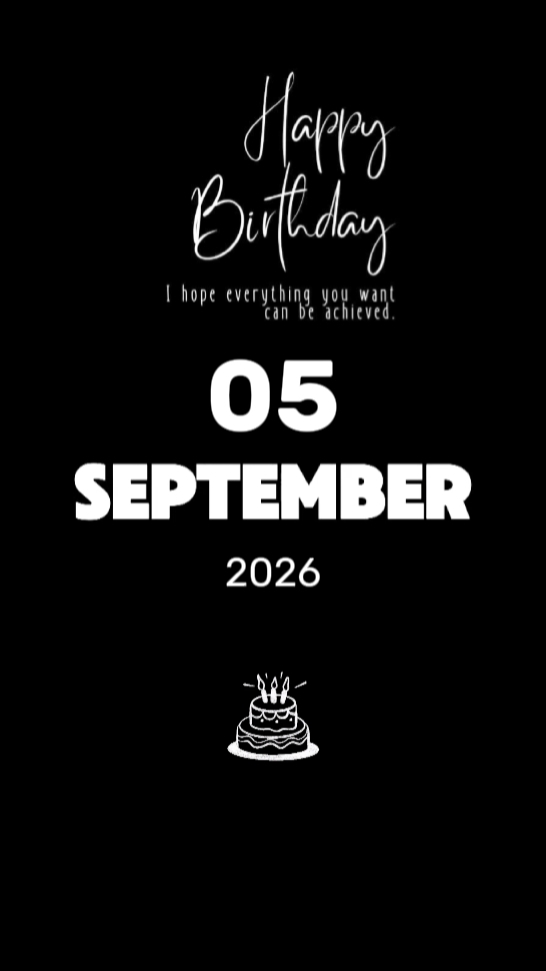 HBD FILHO 5 DE SETEMBRO 