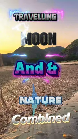 Travel sunset & moon