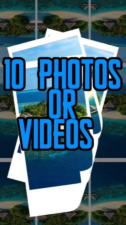 10 foto atau video 