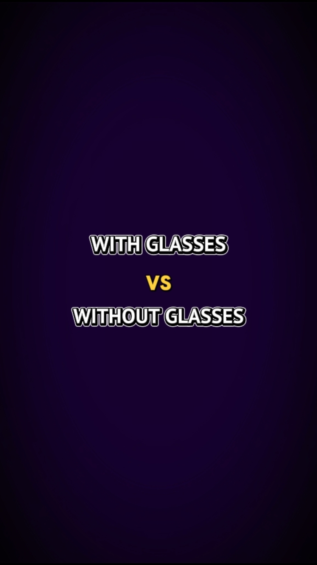 trend with glasses