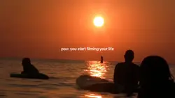 you start filming