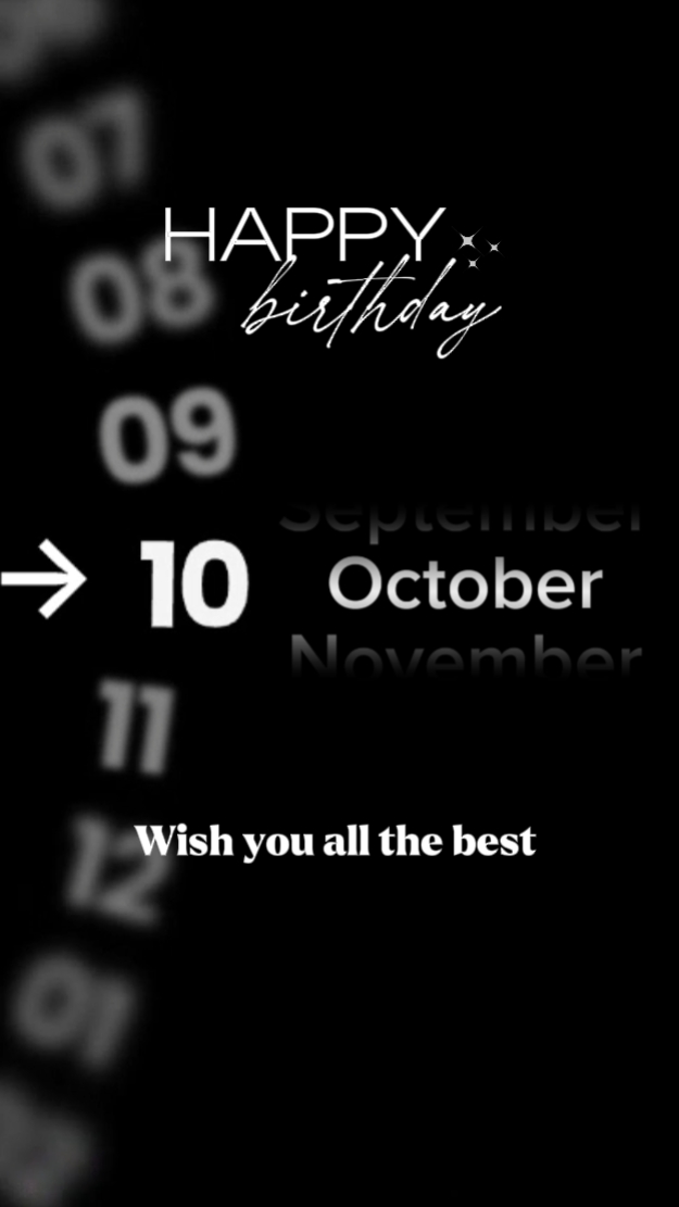 HBD 10 OCTOBER 
