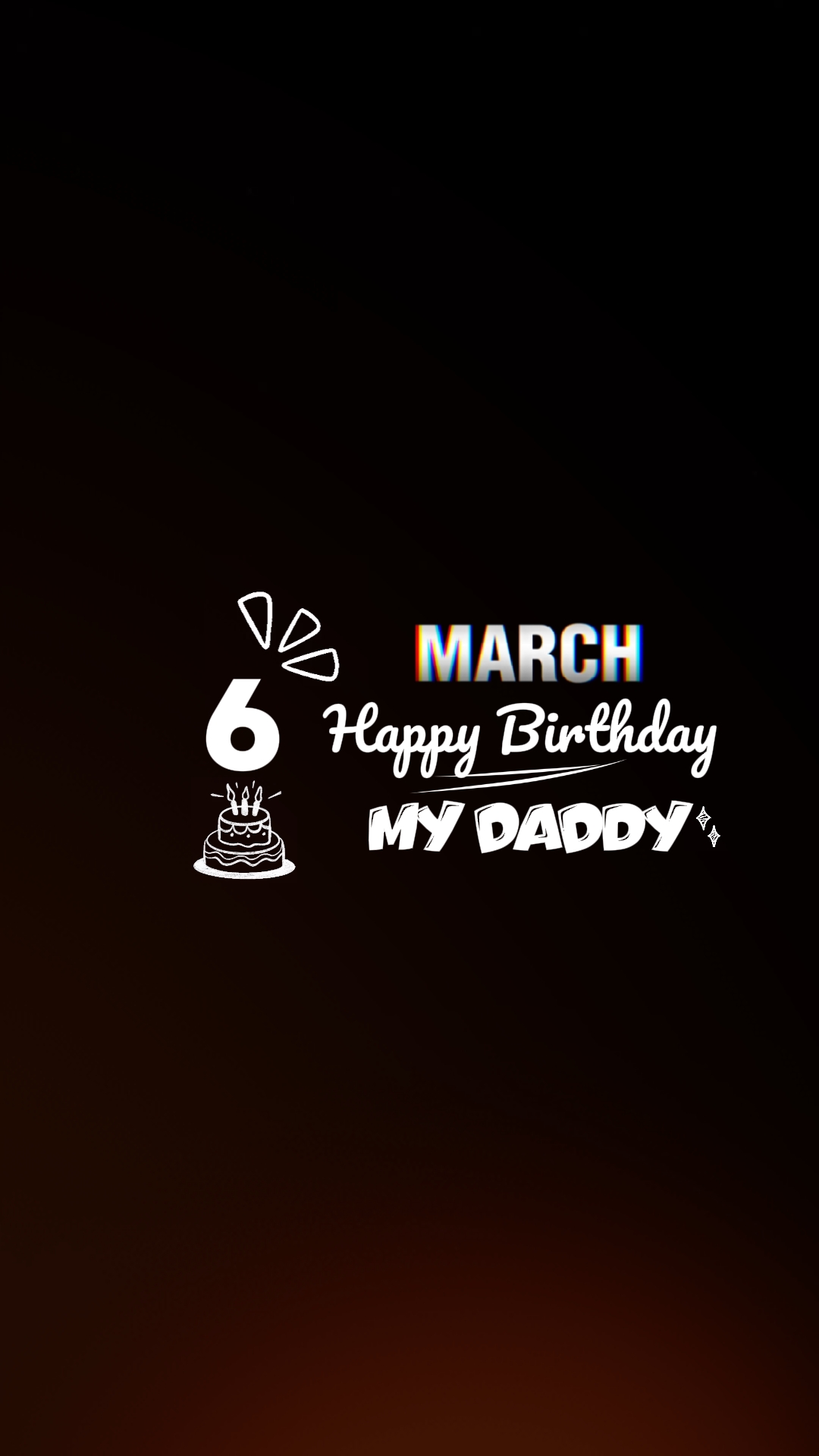 Doğum Günü 6 Mart Baba