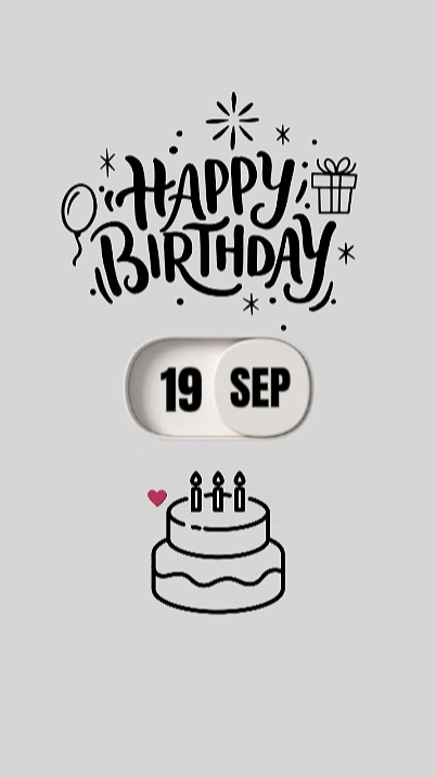 19 SEPTEMBER BDAY 