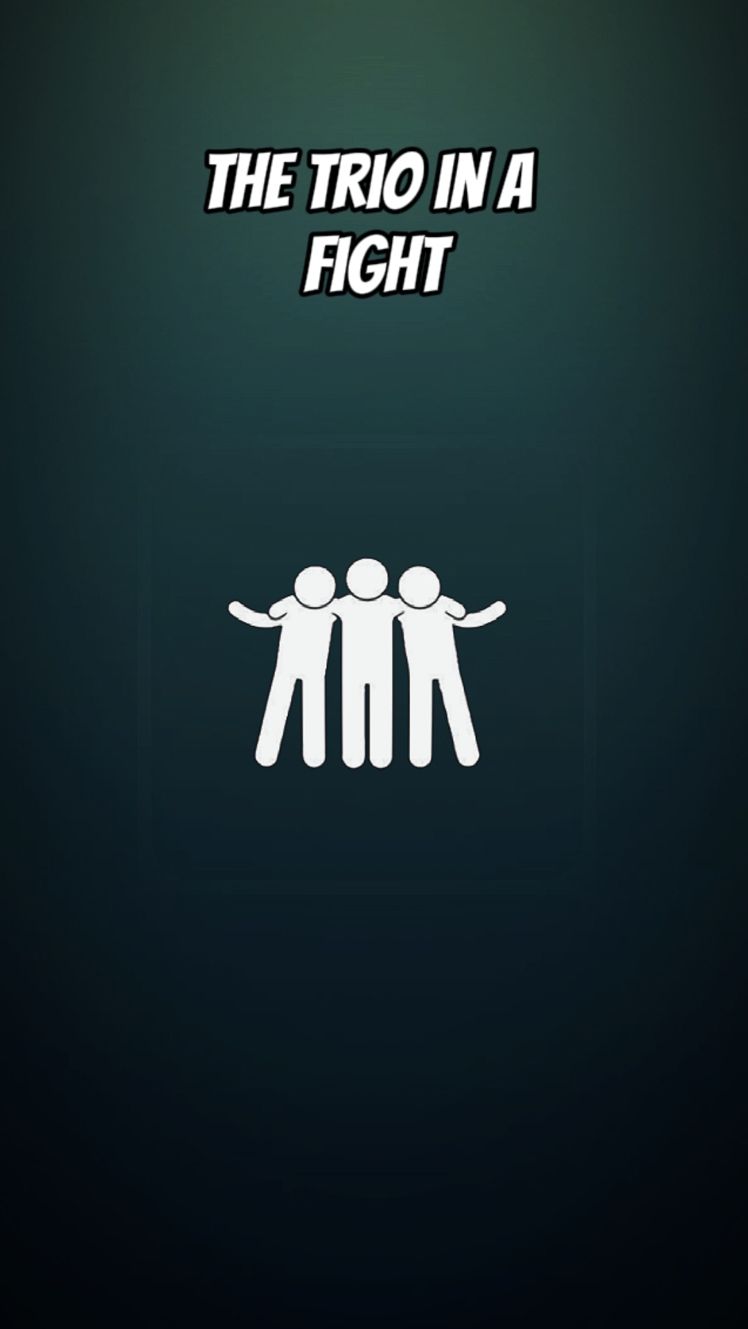 trio dans un combat