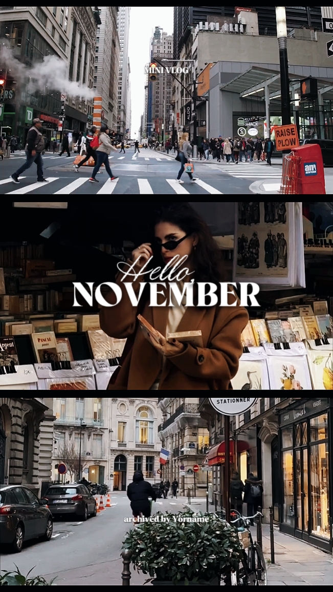 Hello, November