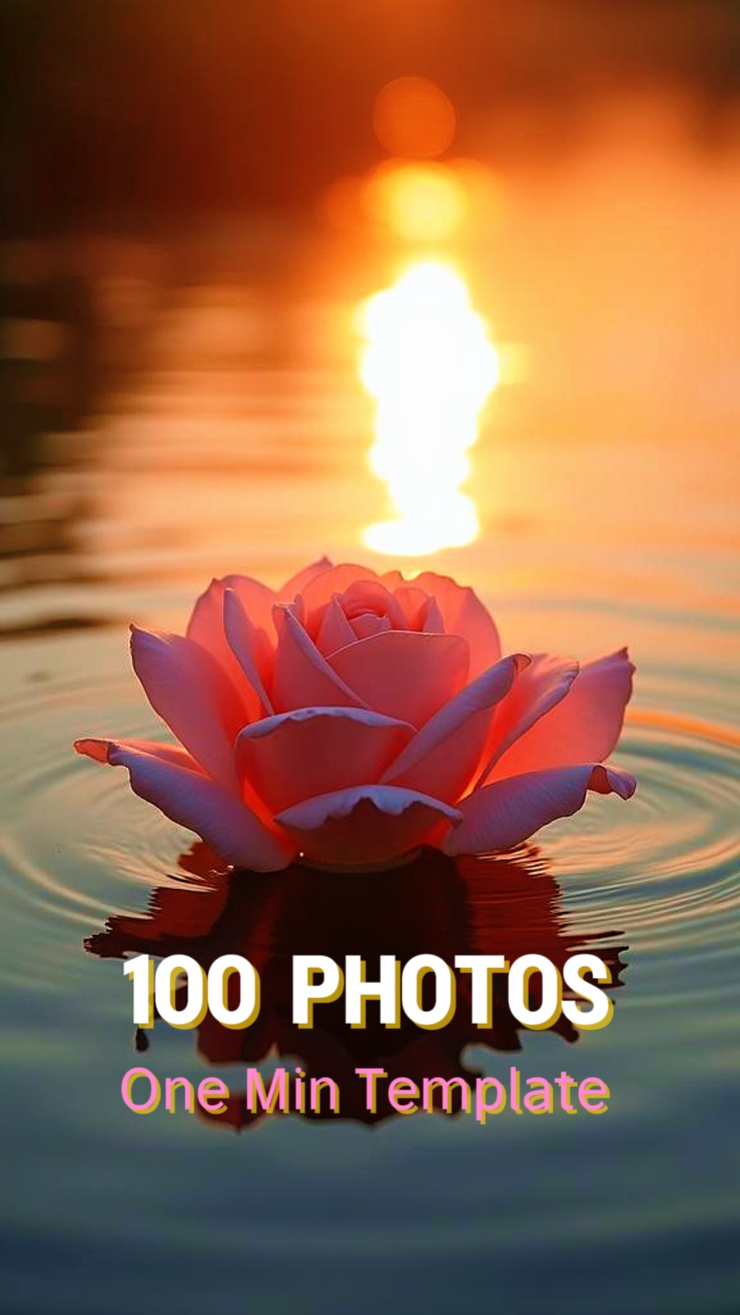 Plantilla de 100 Fotos 