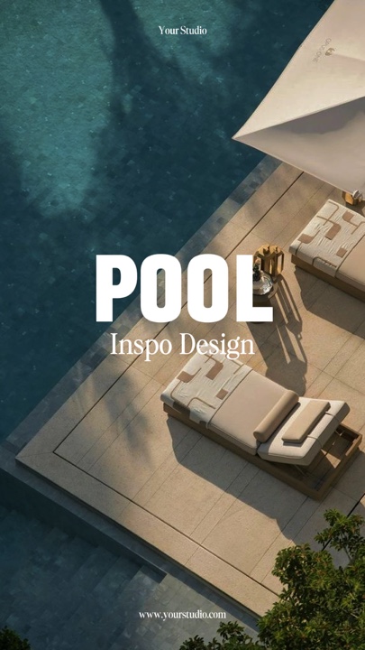 Design de inspiração de piscina
