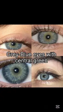 blue&green eyes 