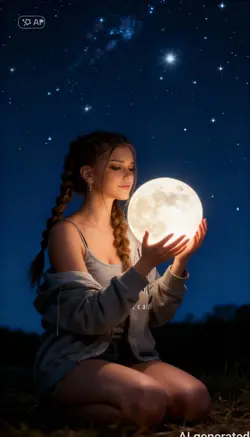 moon photoshoot